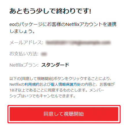 eo光　Netflix 申し込み方法