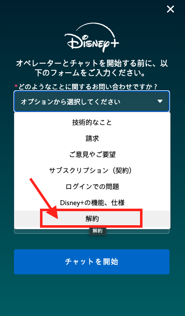 ディズニープラス　解約